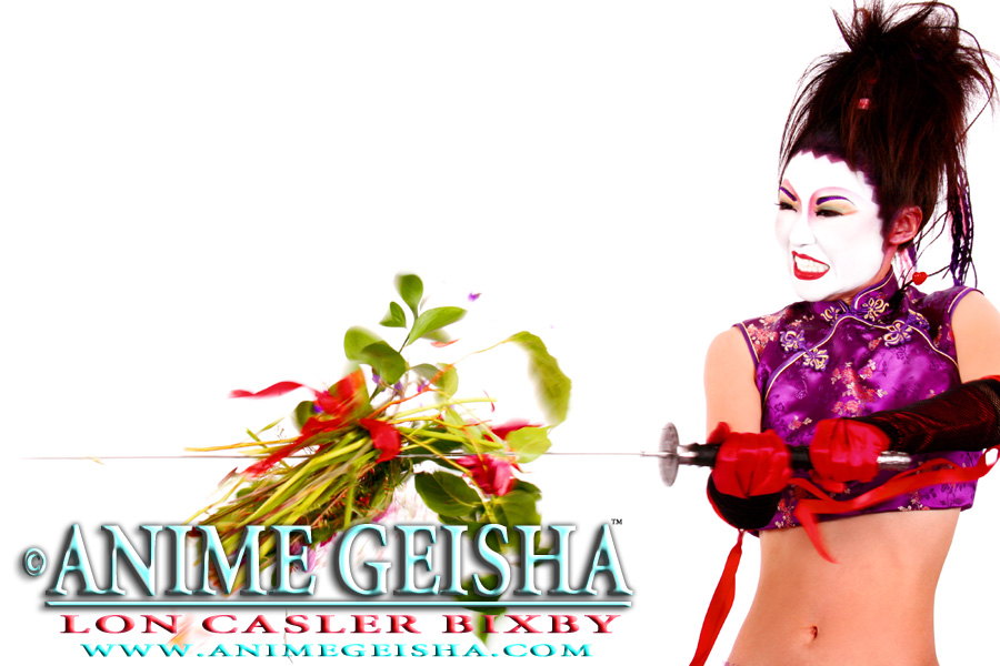 NEOICHI #201 - Anime Geisha No. 21 - Photography by Lon Casler Bixby - Copyright - All Rights Reserved - www.ANIMEGEISHA.com