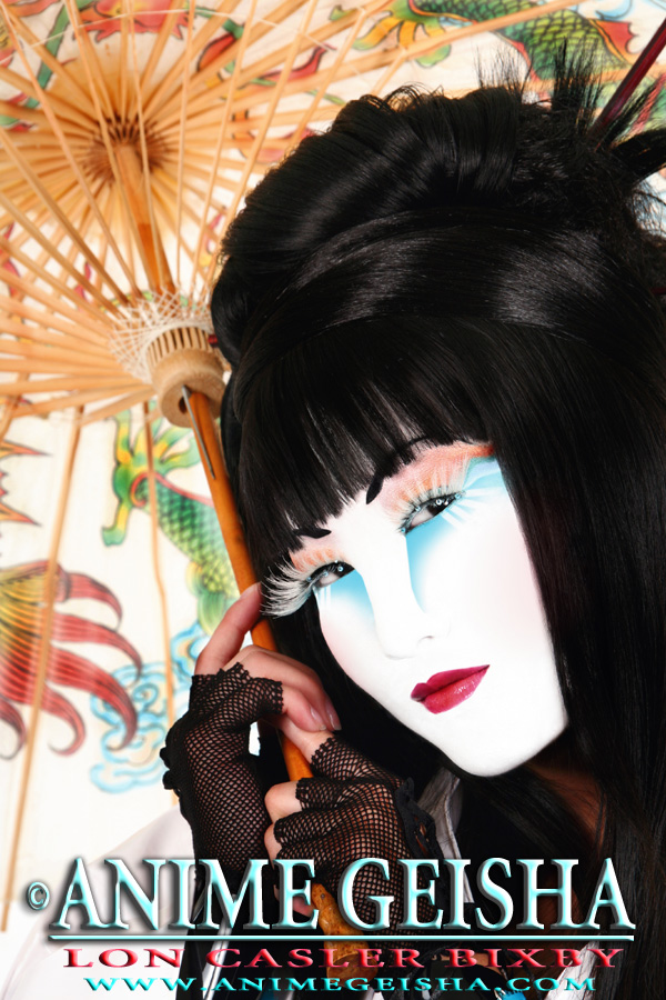 NEOICHI #205 - Anime Geisha No. 25 - Photography by Lon Casler Bixby - Copyright - All Rights Reserved - www.ANIMEGEISHA.com