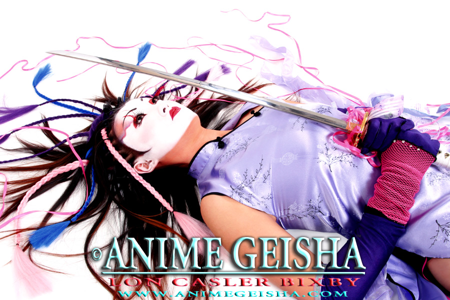 NEOICHI #212 - Anime Geisha No. 32 - Photography by Lon Casler Bixby - Copyright - All Rights Reserved - www.ANIMEGEISHA.com
